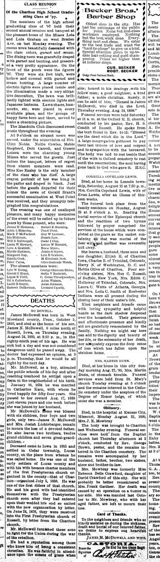 other Newspaper clipping from Aug 31, 1899 5813294
