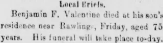 other Newspaper clipping from May 27, 1888 5813443