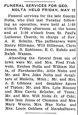 other Newspaper clipping from May 25, 1933 5813453