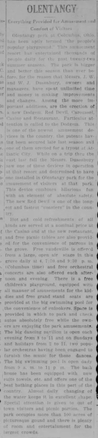 Entertainment Newspaper clipping from Jun 29, 1922 5813518