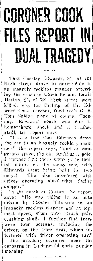other Newspaper clipping from Nov 1, 1927 5815094