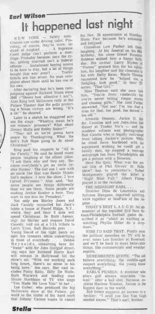 other Newspaper clipping from Nov 2, 1972 5815198