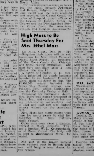 other Newspaper clipping from Dec 26, 1945 5815412