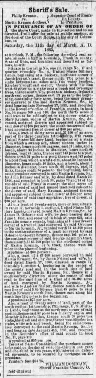other Newspaper clipping from Mar 3, 1865 5815519