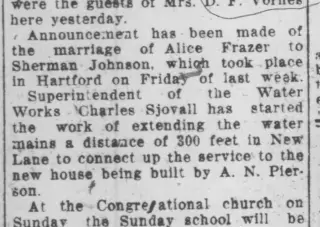 Marriage Newspaper clipping from Jun 30, 1921 5815537