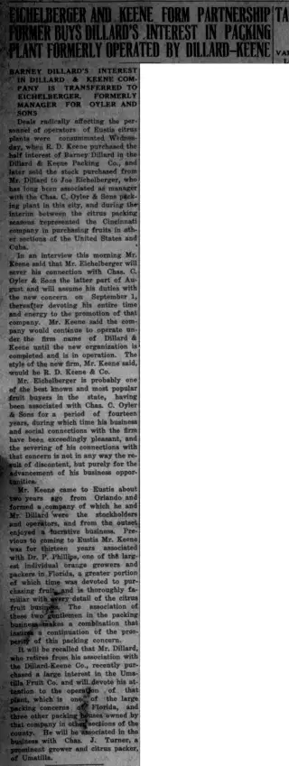 other Newspaper clipping from Aug 7, 1924 5816290
