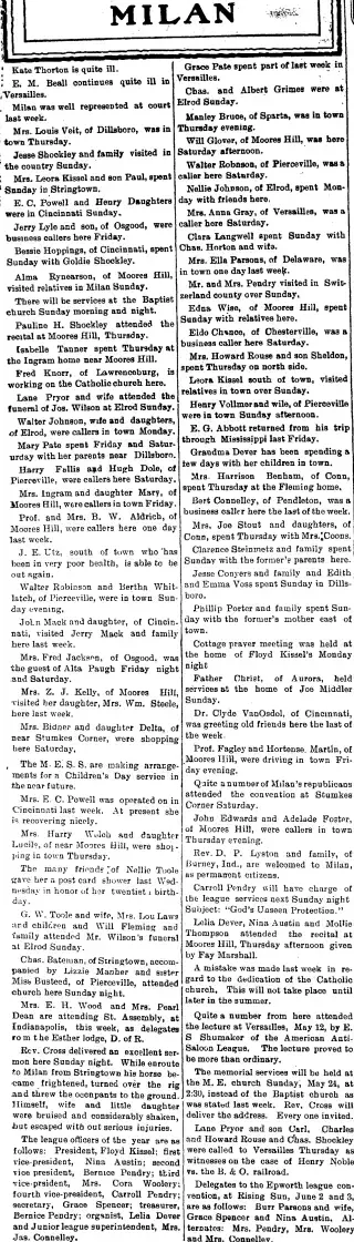 other Newspaper clipping from May 20, 1908 5816361