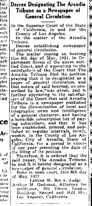 other Newspaper clipping from May 15, 1931 5816552