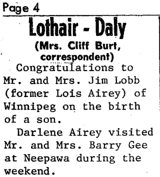 Birth Newspaper clipping from May 2, 1974 5816810