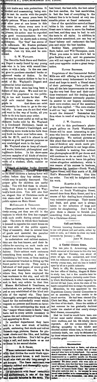 other Newspaper clipping from Dec 23, 1886 5816885