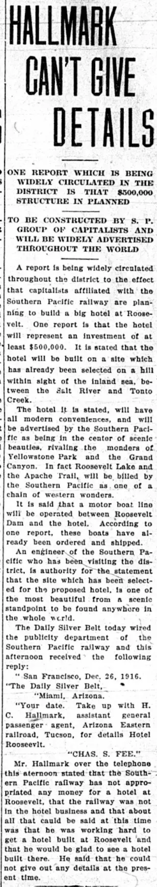 other Newspaper clipping from Dec 26, 1916 5816910