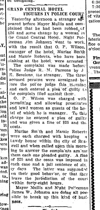 Crime Newspaper clipping from Mar 3, 1917 5817166