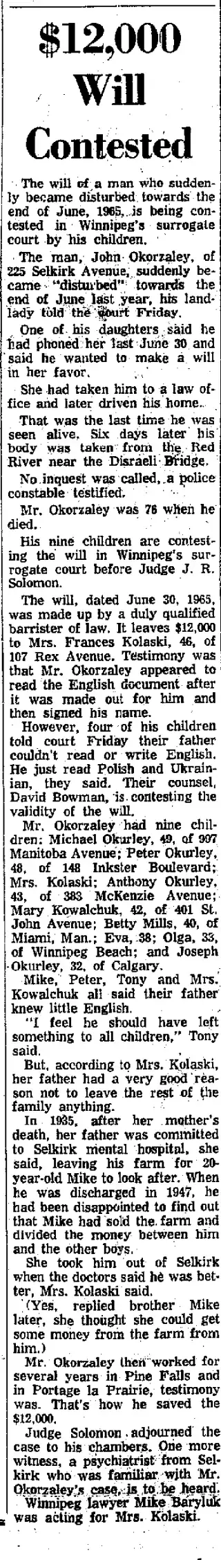 other Newspaper clipping from Apr 25, 1966 5817245