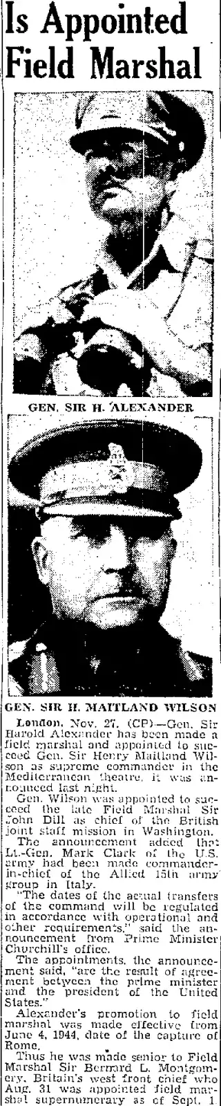 other Newspaper clipping from Nov 27, 1944 5817303