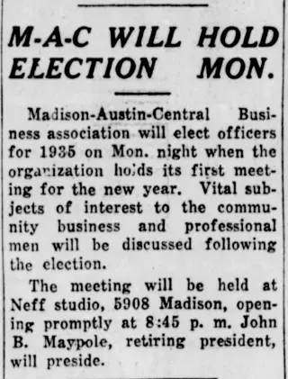 Business Newspaper clipping from Jan 10, 1935 5817321