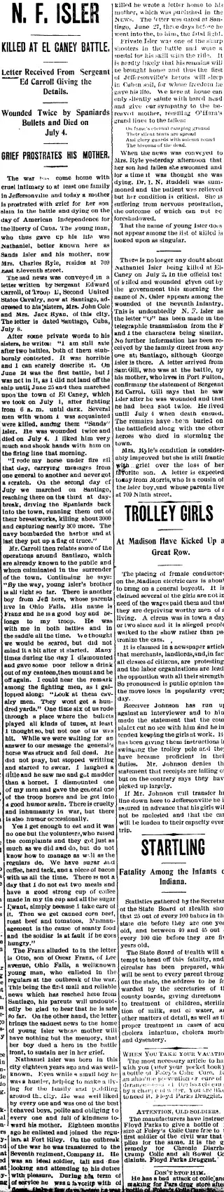 other Newspaper clipping from Jul 29, 1898 5817419
