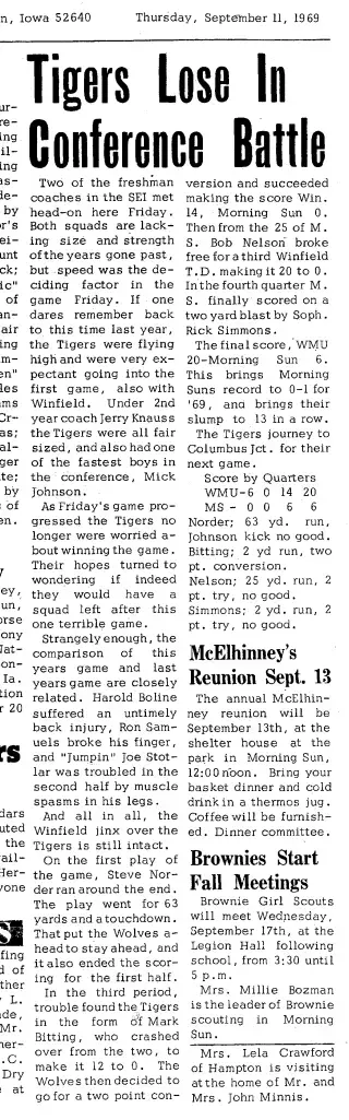 other Newspaper clipping from Sep 11, 1969 5817754