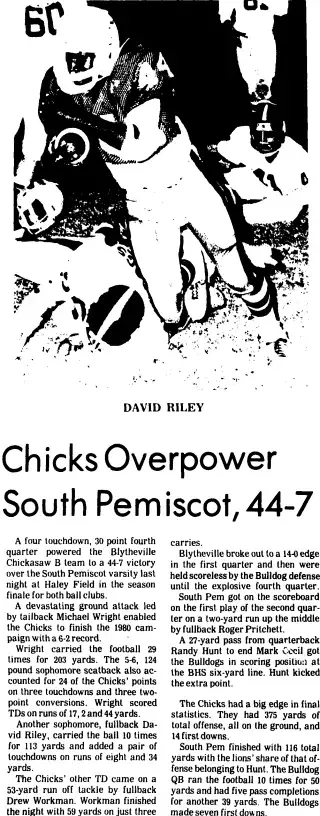 other Newspaper clipping from Nov 11, 1980 5817827