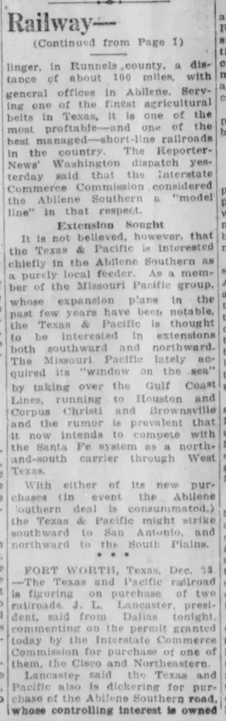 other Newspaper clipping from Dec 24, 1926 5818131