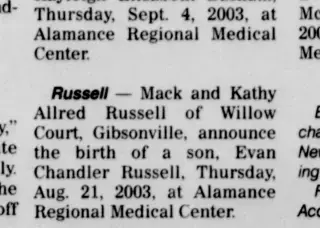 other Newspaper clipping from Sep 18, 2003 5818147