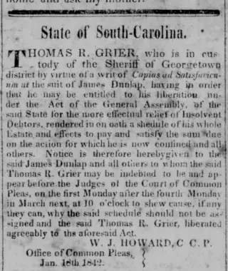 other Newspaper clipping from Mar 25, 1843 5818340