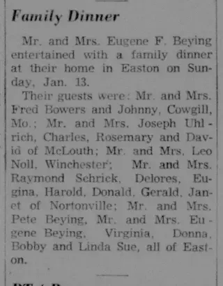 other Newspaper clipping from Jan 16, 1952 5818485