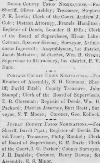 other Newspaper clipping from Oct 1, 1864 5818528