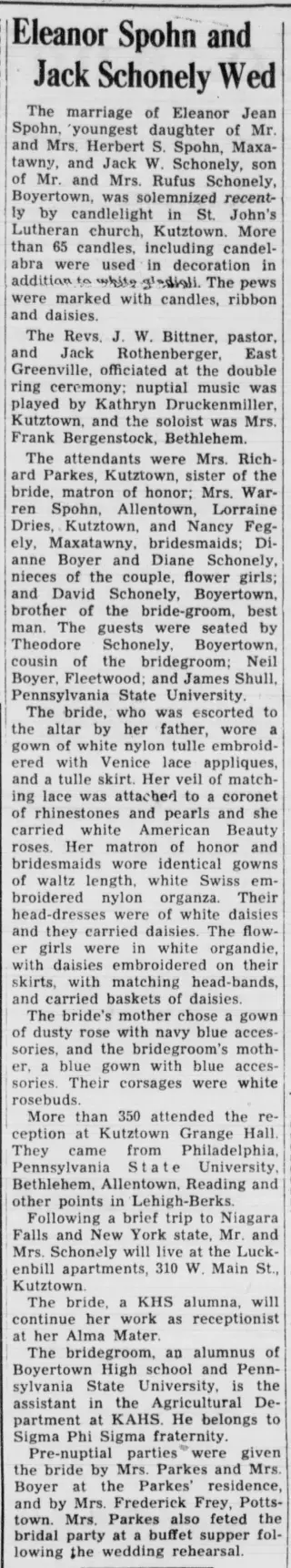 other Newspaper clipping from May 3, 1956 5818860