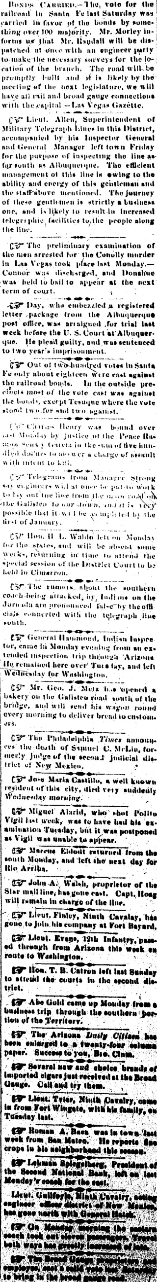 other Newspaper clipping from Oct 11, 1879 5819188