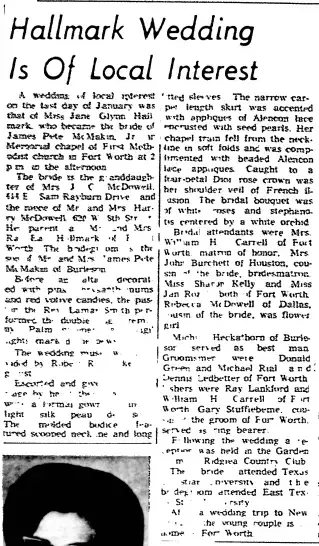 Marriage Newspaper clipping from Feb 27, 1966 5819257