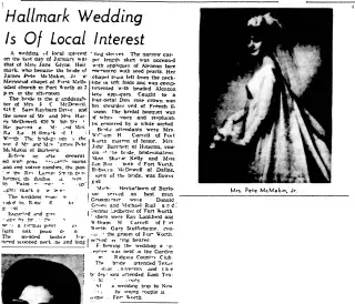 Marriage Newspaper clipping from Feb 27, 1966 5819261