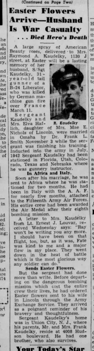 other Newspaper clipping from Apr 13, 1944 5819318