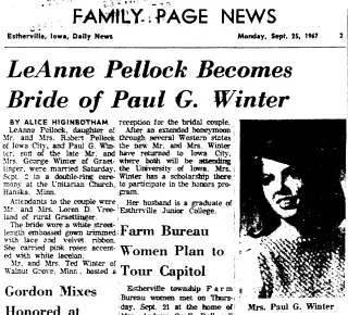 Marriage Newspaper clipping from Sep 25, 1967 5819325