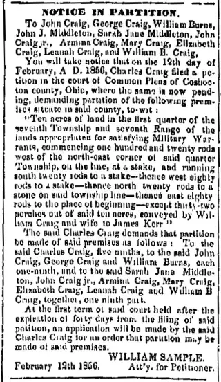 other Newspaper clipping from Feb 13, 1856 5819328