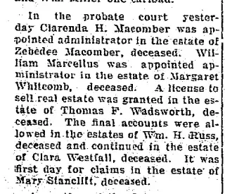 other Newspaper clipping from Feb 24, 1915 5819334