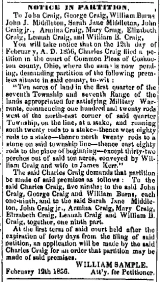 other Newspaper clipping from Mar 26, 1856 5819338