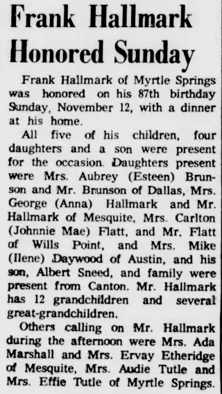 Birth Newspaper clipping from Nov 16, 1967 5819390