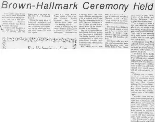 Marriage Newspaper clipping from Feb 12, 1978 5819436