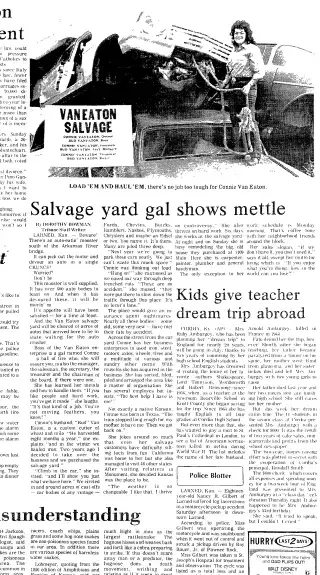 other Newspaper clipping from May 13, 1974 5819668