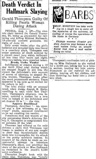 Crime Newspaper clipping from Aug 1, 1935 5819835