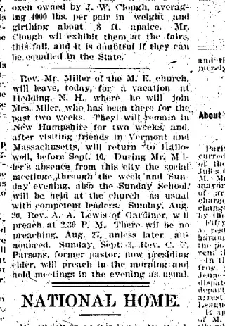 other Newspaper clipping from Aug 14, 1899 5820059
