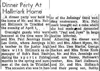 other Newspaper clipping from Apr 9, 1958 5820129