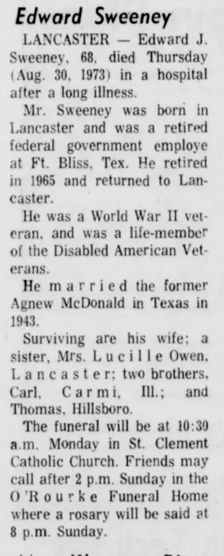 other Newspaper clipping from Aug 31, 1973 5820161