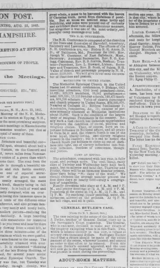 other Newspaper clipping from Aug 25, 1865 5820233