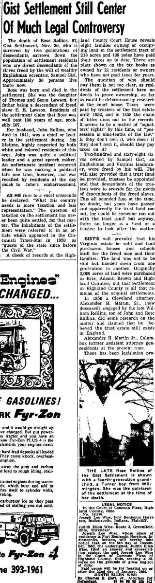 other Newspaper clipping from Jan 7, 1964 5820336