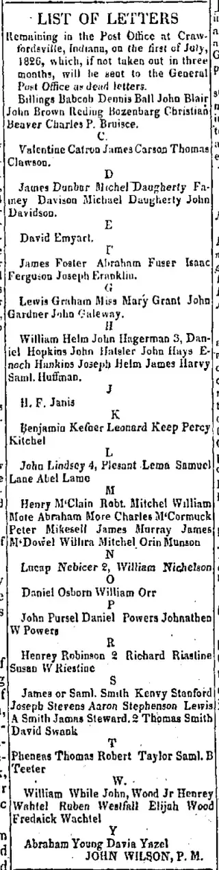 other Newspaper clipping from Aug 8, 1826 5820365