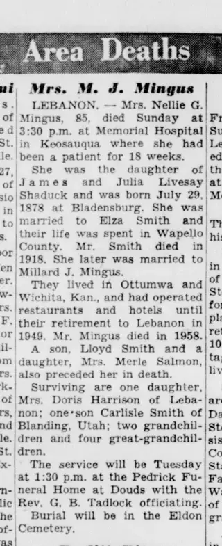 other Newspaper clipping from Dec 23, 1963 5820394