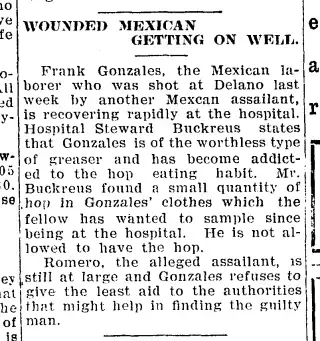 General news Newspaper clipping from Apr 23, 1907 5820427