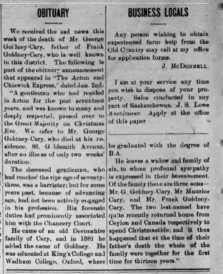 other Newspaper clipping from Jan 29, 1914 5820487