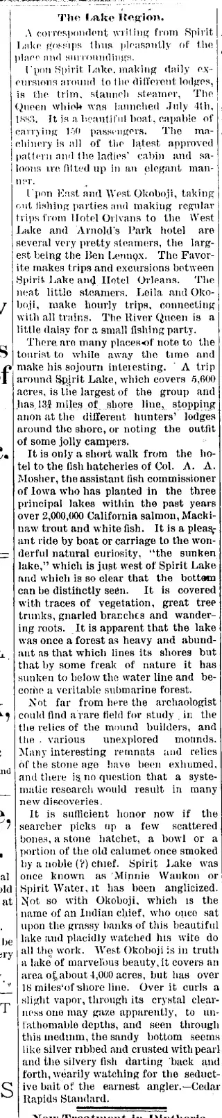 other Newspaper clipping from Aug 15, 1884 5820570